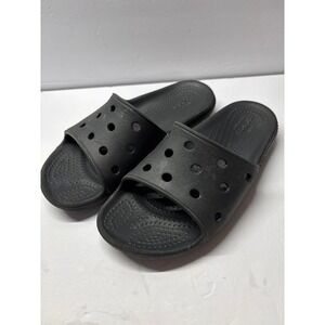 Crocs Slides Black (size 1J)